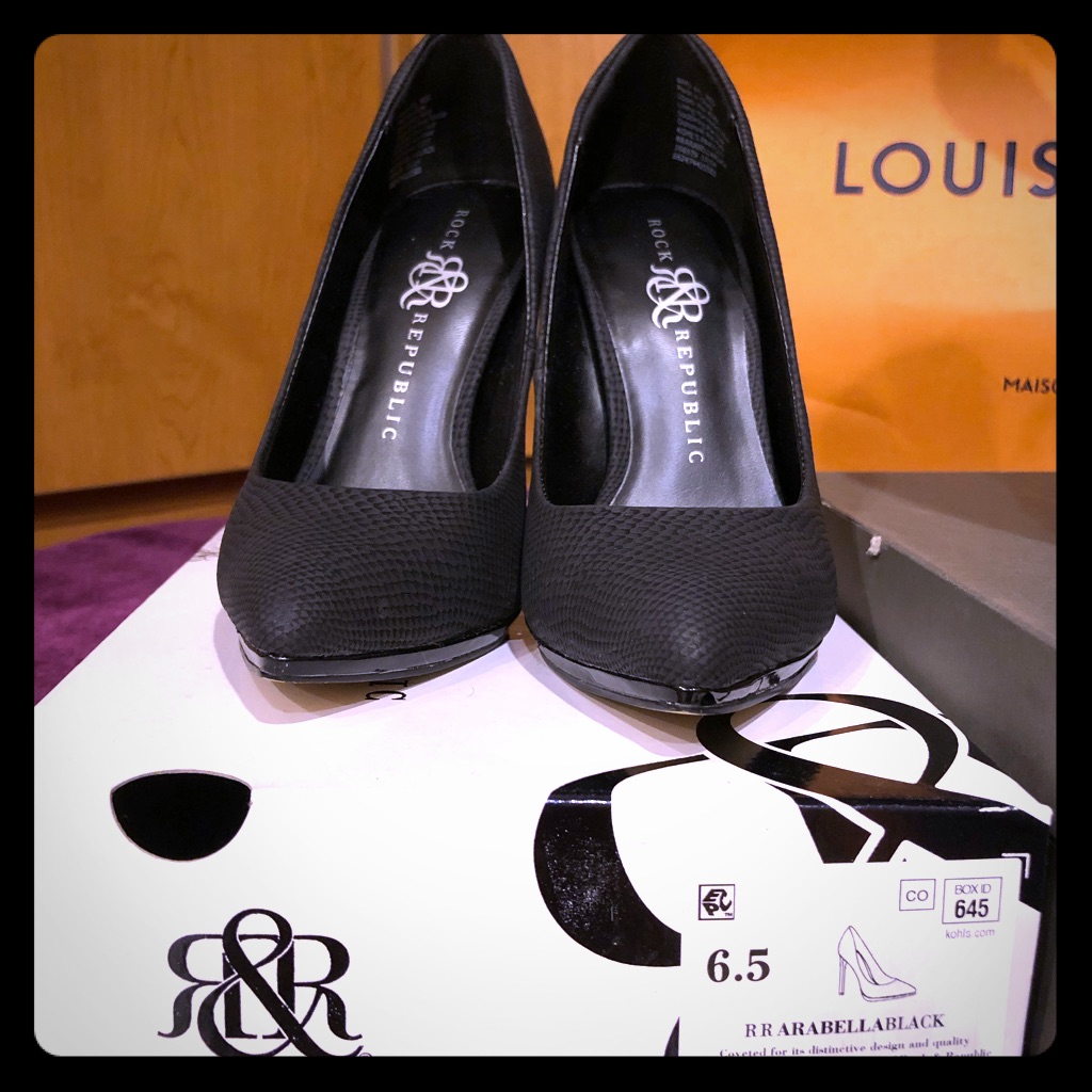 Black Pumps New Size 65 Rock And Republic Brand